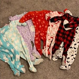 12-18 Fleece Footed Pajamas Bundle